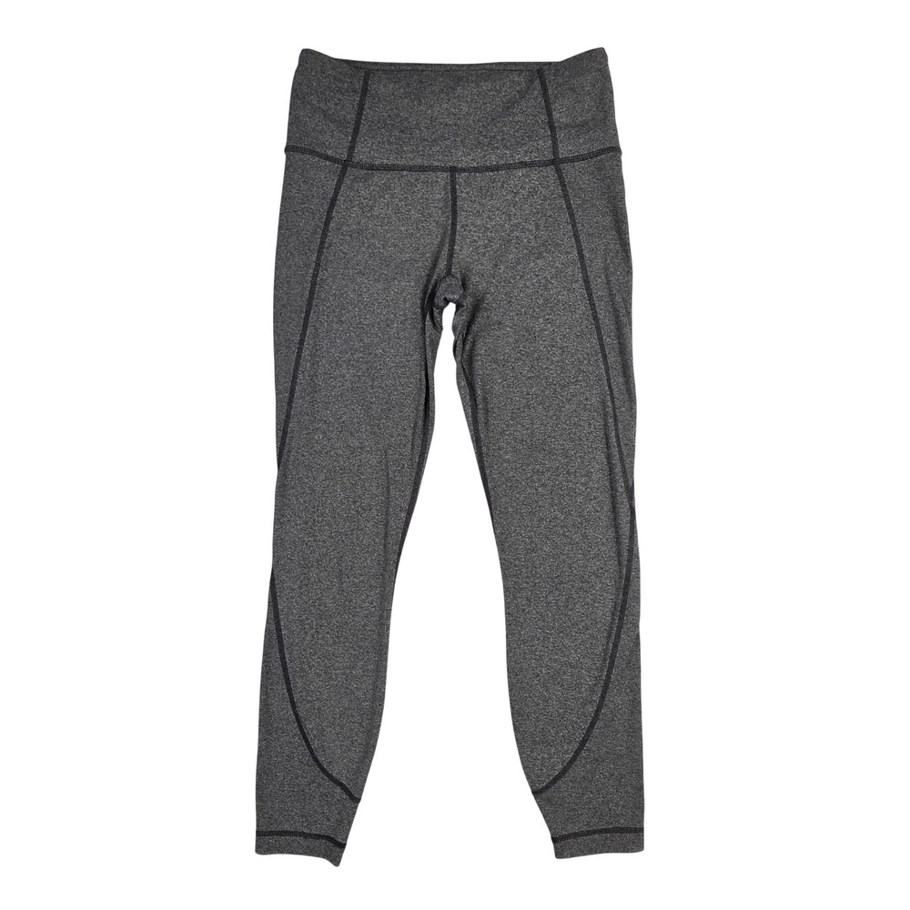Athleta Gray Heather High Rise 7/8 Leggings Small 591375-02 Yoga Pants